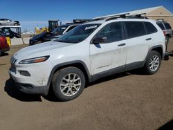 Salvage cars for sale at Brighton, CO auction: 2016 Jeep Cherokee Sport