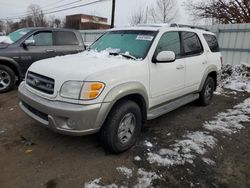 Salvage cars for sale at New Britain, CT auction: 2004 Toyota Sequoia SR5