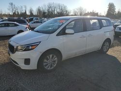 Salvage cars for sale at Portland, OR auction: 2016 KIA Sedona L