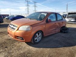 Salvage cars for sale at Elgin, IL auction: 2007 Chevrolet Aveo LT