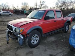 Salvage cars for sale from Copart Baltimore, MD: 2004 Toyota Tacoma Double Cab Prerunner