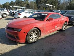 Salvage cars for sale at Savannah, GA auction: 2015 Chevrolet Camaro LS