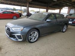 Salvage cars for sale at American Canyon, CA auction: 2020 Audi A4 Premium Plus