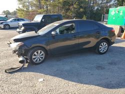 Salvage cars for sale at Gaston, SC auction: 2016 Toyota Corolla L