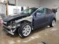 Salvage cars for sale at Elgin, IL auction: 2021 Tesla Model Y