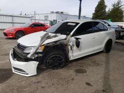 Salvage cars for sale at Sacramento, CA auction: 2016 Volkswagen Jetta Sport