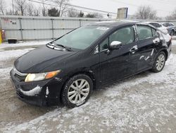 Honda Civic exl Vehiculos salvage en venta: 2012 Honda Civic EXL