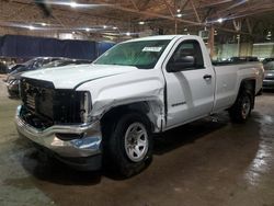 Salvage cars for sale at Woodhaven, MI auction: 2017 GMC Sierra C1500