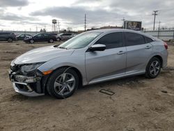 Salvage cars for sale at Chicago Heights, IL auction: 2019 Honda Civic LX