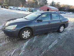 Salvage cars for sale at Mendon, MA auction: 2004 Honda Accord LX