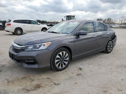 Vehiculos salvage en venta de Copart Houston, TX: 2017 Honda Accord Hybrid EXL