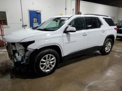 Salvage cars for sale at Blaine, MN auction: 2020 Chevrolet Traverse LT