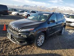 Jeep salvage cars for sale: 2016 Jeep Cherokee Overland