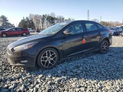 Salvage cars for sale at Mebane, NC auction: 2017 Ford Focus SEL