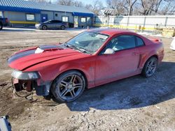 Salvage cars for sale from Copart Wichita, KS: 2002 Ford Mustang GT