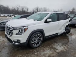 Salvage cars for sale at Marlboro, NY auction: 2022 GMC Terrain SLT