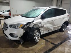 Salvage SUVs for sale at auction: 2017 Ford Escape Titanium