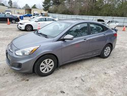 Hyundai salvage cars for sale: 2016 Hyundai Accent SE