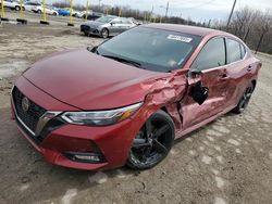 Salvage cars for sale at Indianapolis, IN auction: 2021 Nissan Sentra SR