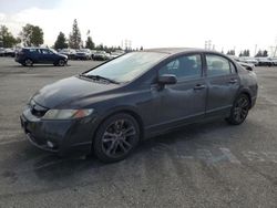 Salvage cars for sale from Copart Rancho Cucamonga, CA: 2009 Honda Civic SI