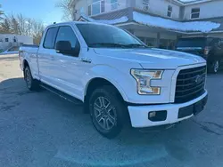 Salvage trucks for sale at North Billerica, MA auction: 2016 Ford F150 Super Cab