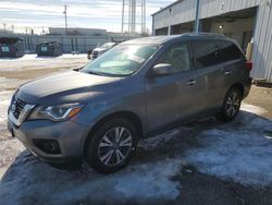 Salvage cars for sale at Chicago Heights, IL auction: 2017 Nissan Pathfinder S