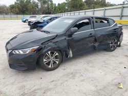 Salvage cars for sale at Fort Pierce, FL auction: 2022 Nissan Sentra SV