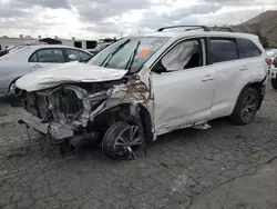 Salvage cars for sale at Colton, CA auction: 2018 Toyota Highlander LE