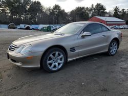 Salvage cars for sale at Mendon, MA auction: 2003 Mercedes-Benz SL 500R