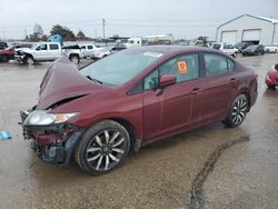 Salvage cars for sale at Nampa, ID auction: 2015 Honda Civic EXL