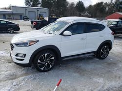 Salvage cars for sale at Mendon, MA auction: 2020 Hyundai Tucson Limited