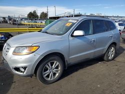 Salvage cars for sale at Denver, CO auction: 2011 Hyundai Santa FE Limited