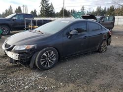 Honda salvage cars for sale: 2013 Honda Civic EXL