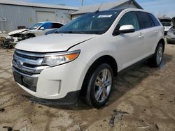 Salvage cars for sale at Pekin, IL auction: 2011 Ford Edge Limited