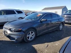 Salvage cars for sale at Assonet, MA auction: 2017 Chevrolet Malibu LS