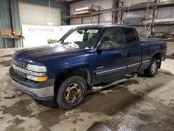 Salvage cars for sale at Eldridge, IA auction: 2002 Chevrolet Silverado K1500