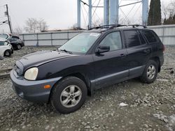 Hyundai salvage cars for sale: 2006 Hyundai Santa FE GLS