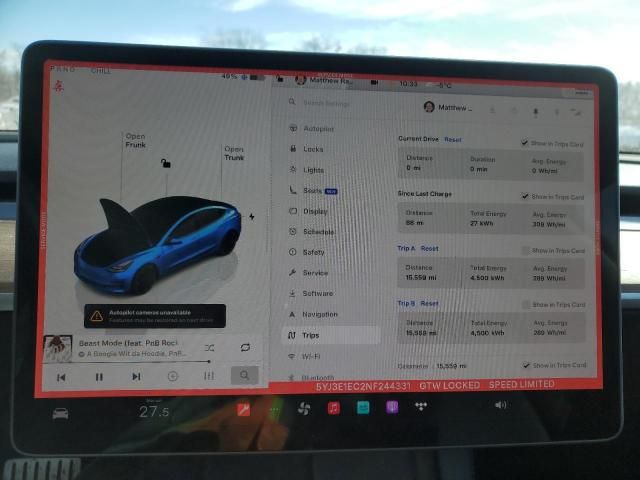 2022 Tesla Model 3