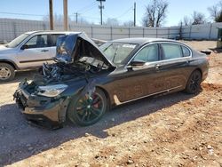 Salvage cars for sale at Oklahoma City, OK auction: 2016 BMW 750 XI