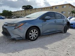 Toyota salvage cars for sale: 2020 Toyota Corolla LE