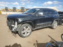 Salvage cars for sale at Brighton, CO auction: 2011 Jeep Grand Cherokee Overland