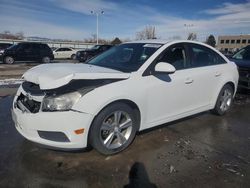 Salvage cars for sale at Littleton, CO auction: 2012 Chevrolet Cruze LT