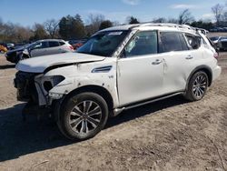 Salvage cars for sale at Madisonville, TN auction: 2017 Nissan Armada SV