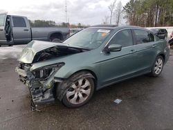 Salvage cars for sale at Dunn, NC auction: 2010 Honda Accord EXL