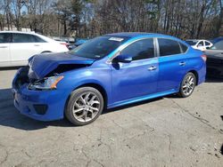 Salvage cars for sale at Austell, GA auction: 2015 Nissan Sentra S