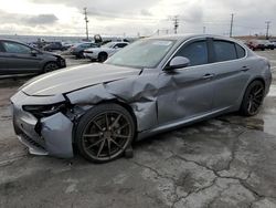 Salvage cars for sale at Sun Valley, CA auction: 2017 Alfa Romeo Giulia TI