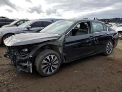 Salvage cars for sale at San Martin, CA auction: 2017 Honda Accord Hybrid EXL