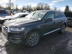 Salvage cars for sale at Portland, OR auction: 2017 Audi Q7 Premium