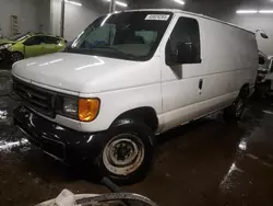 Ford salvage cars for sale: 2007 Ford Econoline E250 Van