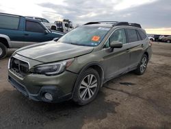 Salvage cars for sale at Pennsburg, PA auction: 2018 Subaru Outback 2.5I Limited